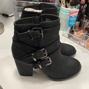 JustFab Black Boots